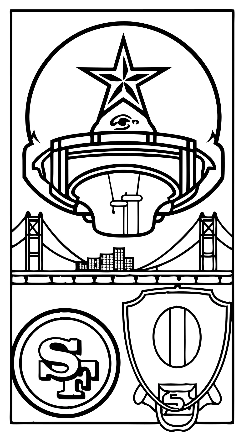 sf 49ers coloring pages